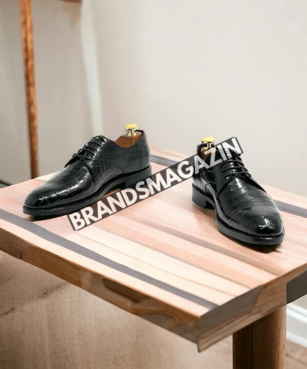 Туфли-дерби Stefano Ricci из кожи крокодила BM70024777 Туфли-дерби Stefano Ricci из кожи крокодила BM70024777