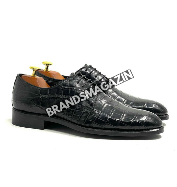 Туфли-дерби Stefano Ricci из кожи крокодила BM70024777 2