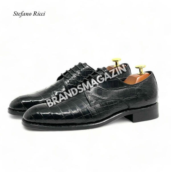 Туфли-дерби Stefano Ricci из кожи крокодила BM70024777 4