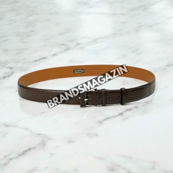 Ремень Zilli из кожи крокодила BM46412915877 4