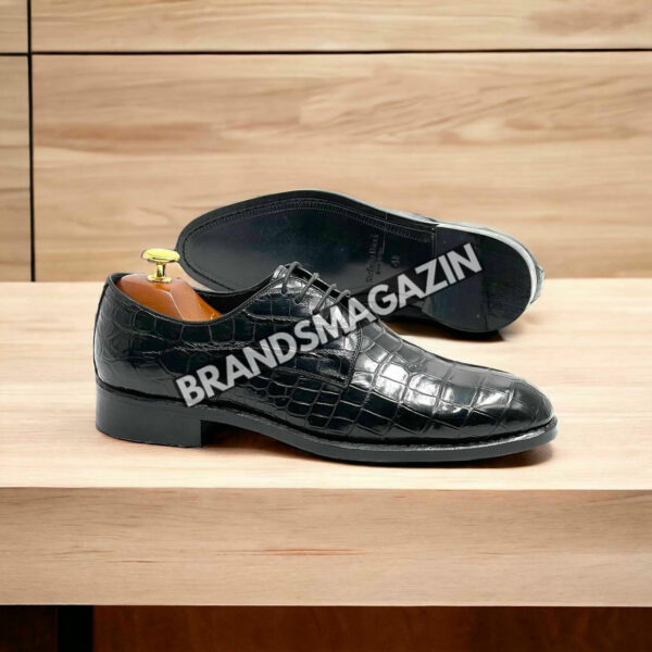 Туфли-дерби Stefano Ricci из кожи крокодила BM7450777