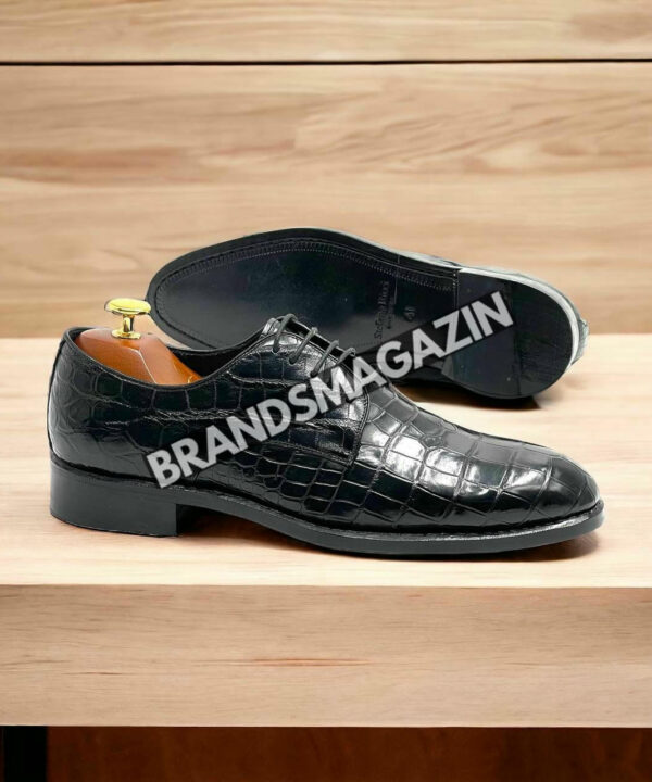 Туфли-дерби Stefano Ricci из кожи крокодила BM7450777 Туфли-дерби Stefano Ricci из кожи крокодила BM7450777