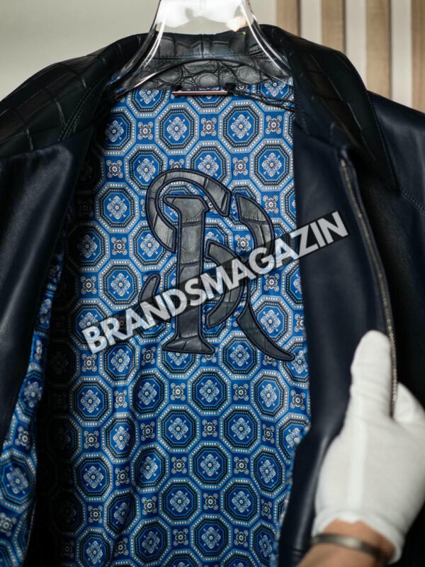 Куртка Stefano Ricci вставка из кожи крокодила BM47621133877 6