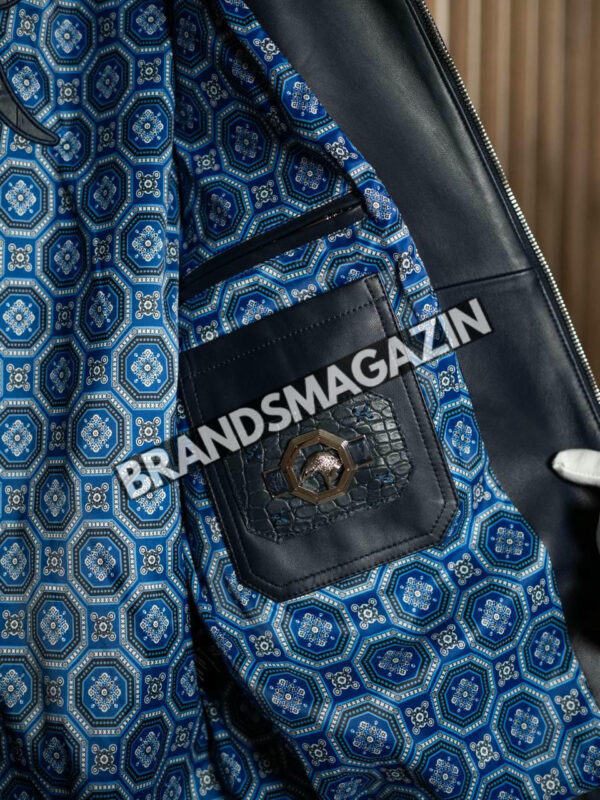 Куртка Stefano Ricci вставка из кожи крокодила BM47621133877 7