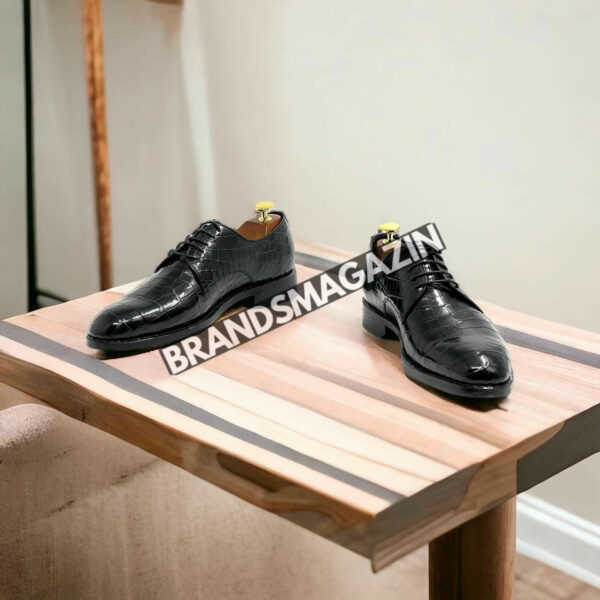 Туфли-дерби Stefano Ricci из кожи крокодила BM7450777 3