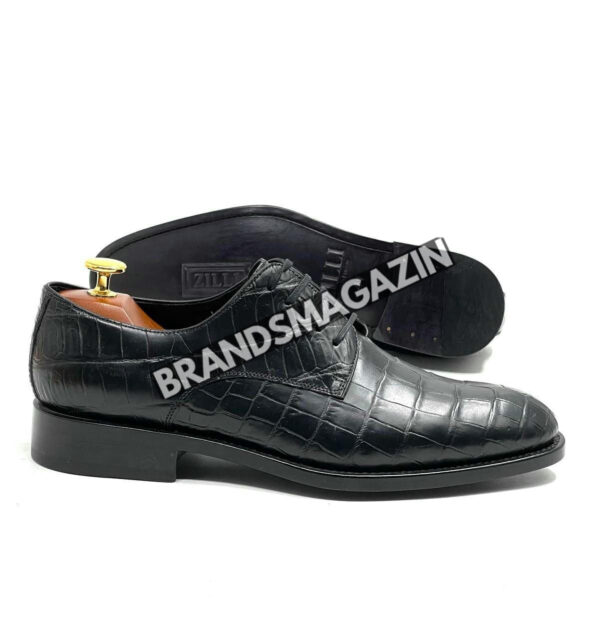 Туфли-дерби Zilli из кожи крокодила BM70387577 2