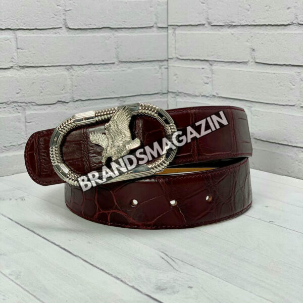 Ремень Stefano Ricci из кожи крокодила BM47559746577
