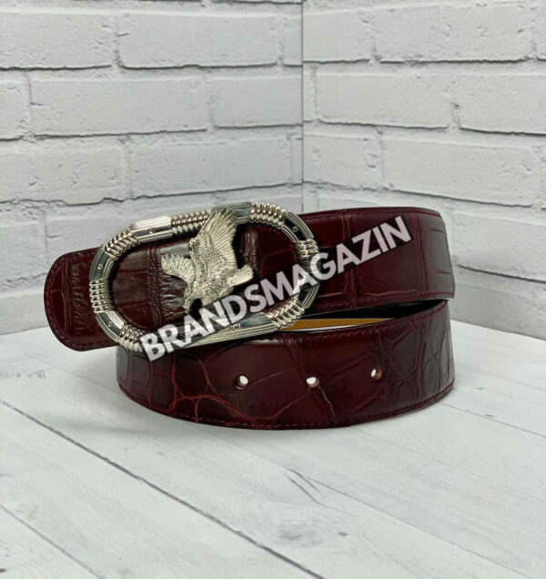 Ремень Stefano Ricci из кожи крокодила BM47559746577