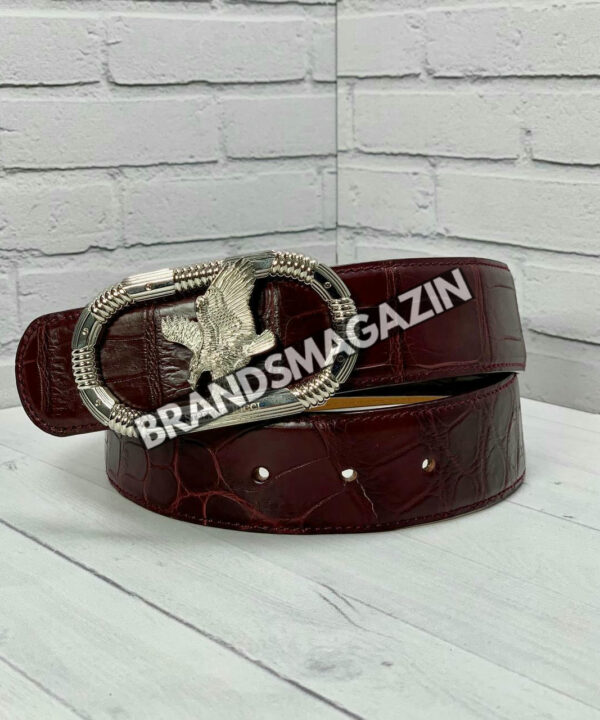 Ремень Stefano Ricci из кожи крокодила BM47559746577 Ремень Stefano Ricci из кожи крокодила BM47559746577