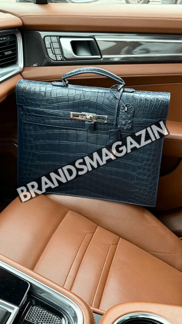 Портфель Hermes из кожи крокодила BM46638872077