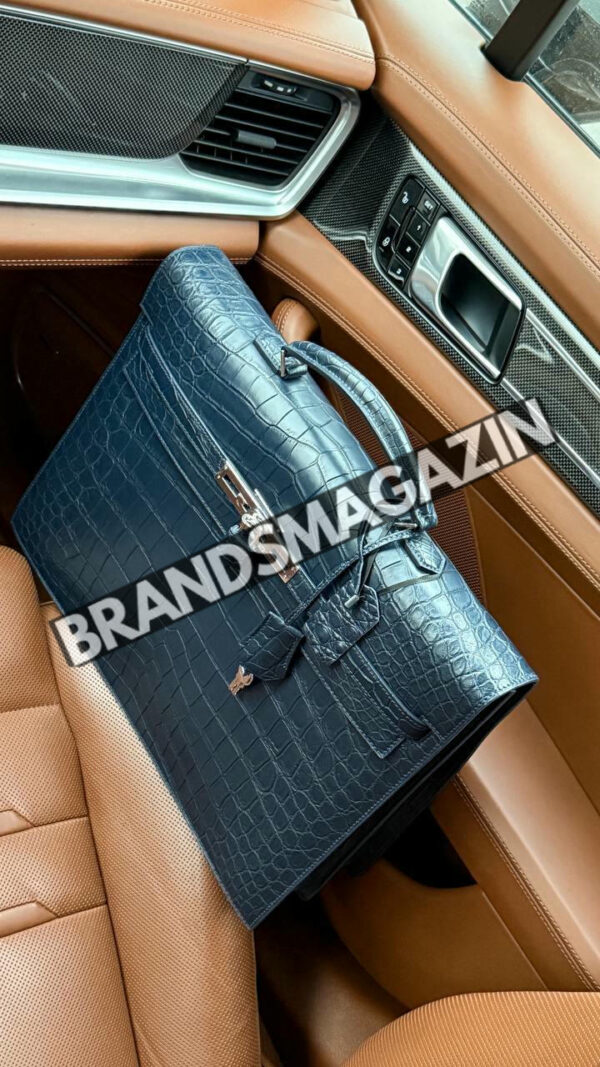 Портфель Hermes из кожи крокодила BM46638872077 4
