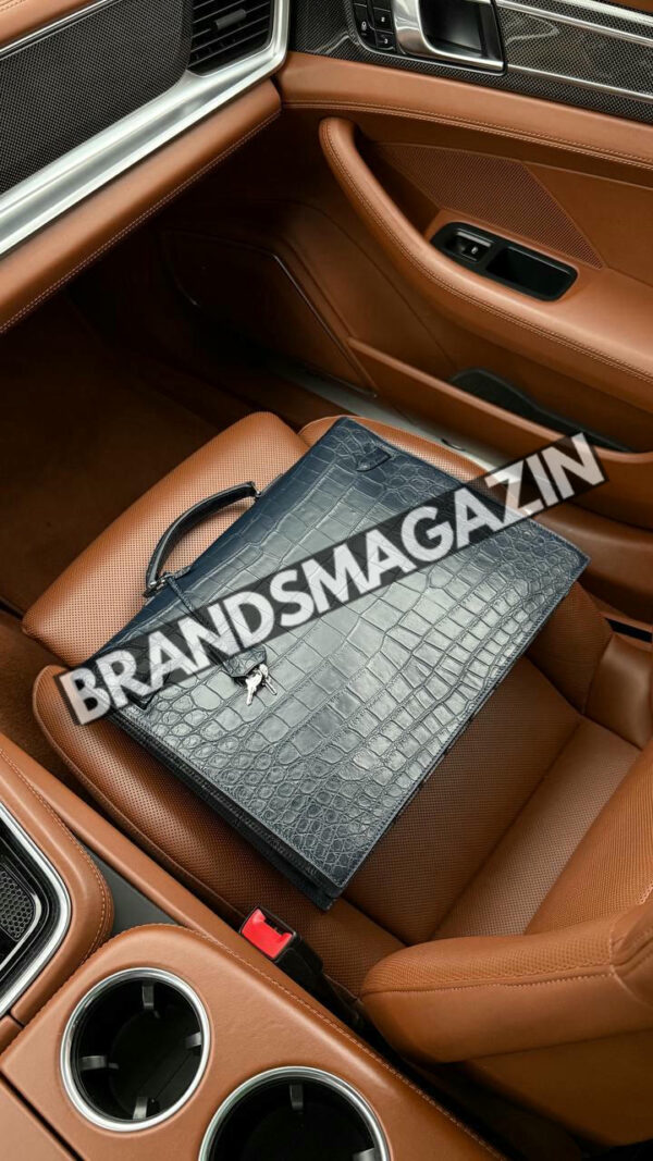 Портфель Hermes из кожи крокодила BM46638872077 2