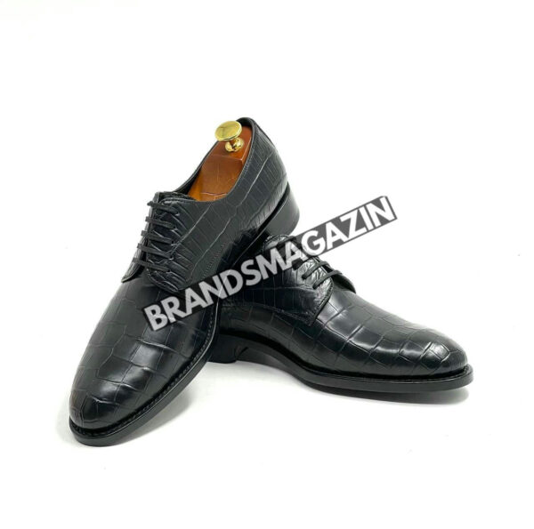 Туфли-дерби Zilli из кожи крокодила BM70387577 5