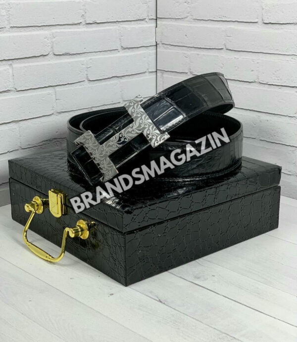 Ремень Hermes из кожи крокодила BM47450118477 3