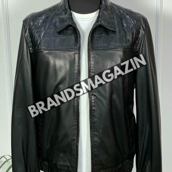 Куртка Zilli вставка из кожи крокодила BM47601735077
