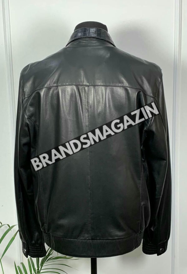 Куртка Zilli вставка из кожи крокодила BM47601735077 4