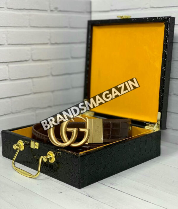 Ремень Gucci из кожи крокодила BM47450119777