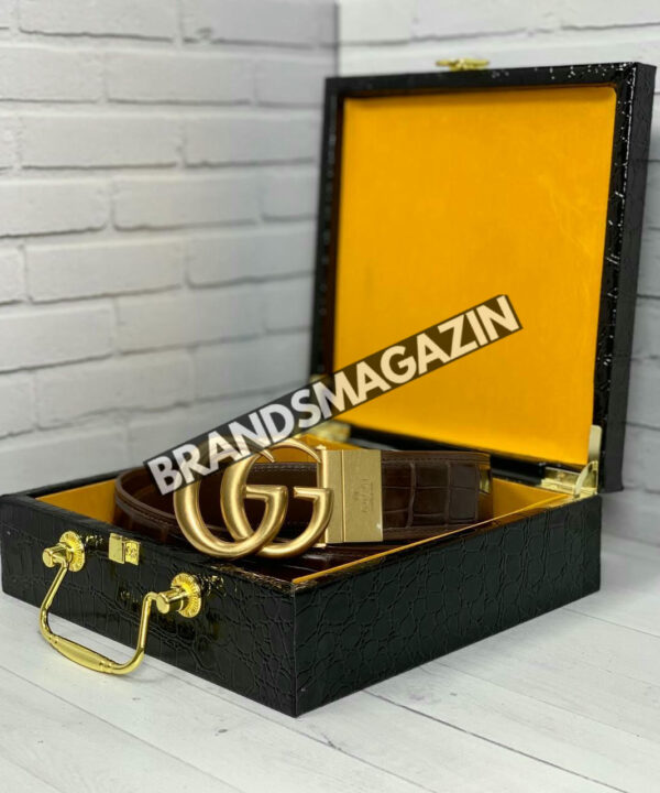 Ремень Gucci из кожи крокодила BM47450119777 Ремень Gucci из кожи крокодила BM47450119777