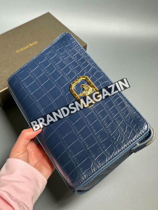 Клатч Stefano Ricci из кожи крокодила BM47588940677 4