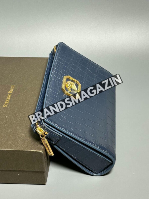 Клатч Stefano Ricci из кожи крокодила BM47588940677 5