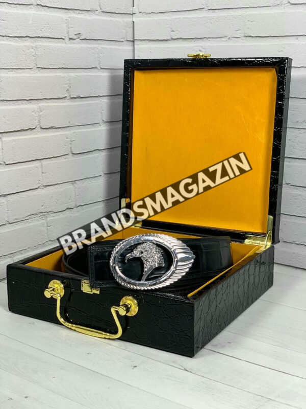 Ремень Stefano Ricci из кожи крокодила BM47449846277