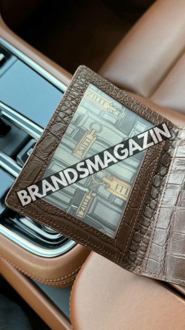 Обложка на паспорт Zilli из кожи крокодила BM47067837677 5