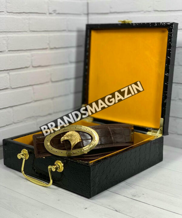 Ремень Stefano Ricci из кожи крокодила BM47450102777 Ремень Stefano Ricci из кожи крокодила BM47450102777