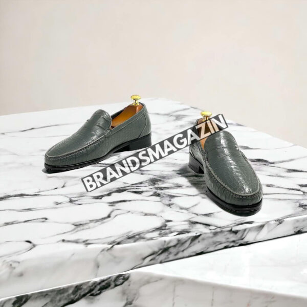 Лоферы Stefano Ricci из кожи крокодила BM69790577