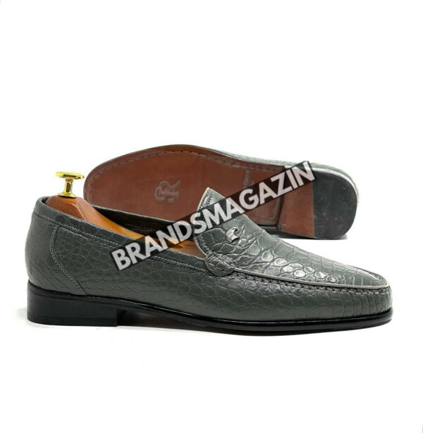Лоферы Stefano Ricci из кожи крокодила BM69790577 2