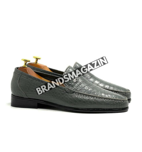 Лоферы Stefano Ricci из кожи крокодила BM69790577 3