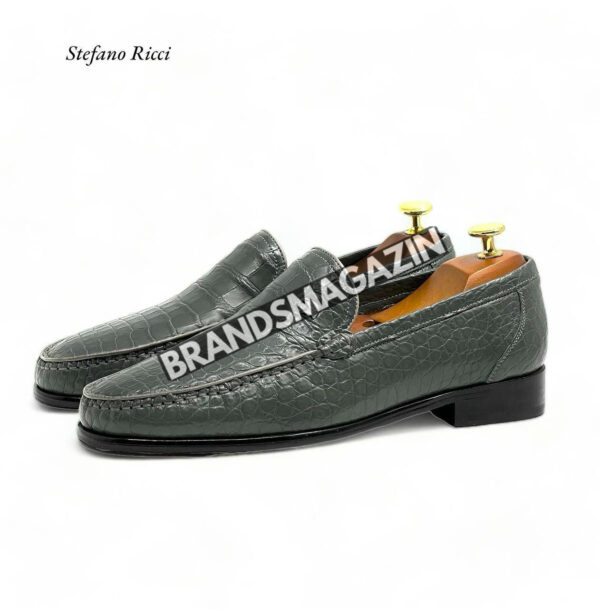 Лоферы Stefano Ricci из кожи крокодила BM69790577 4