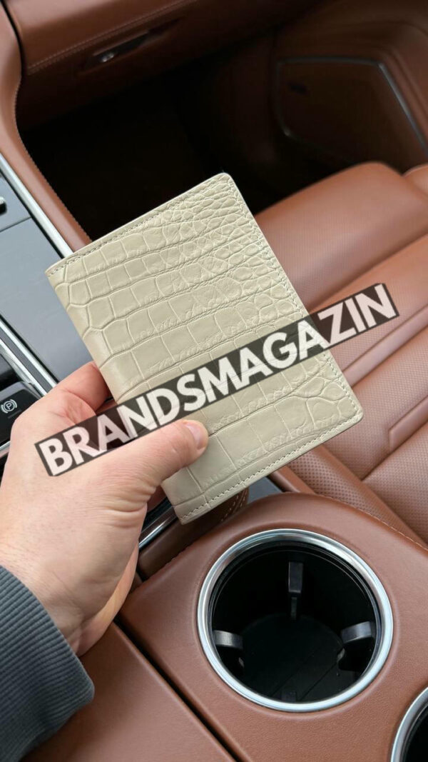 Обложка на паспорт Zilli из кожи крокодила BM47067881077 3