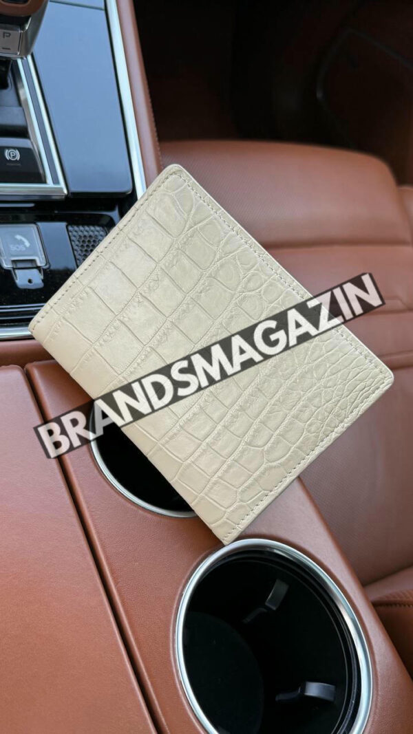 Обложка на паспорт Zilli из кожи крокодила BM47067881077 4