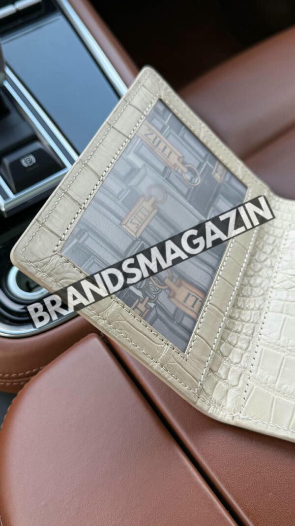 Обложка на паспорт Zilli из кожи крокодила BM47067881077 5