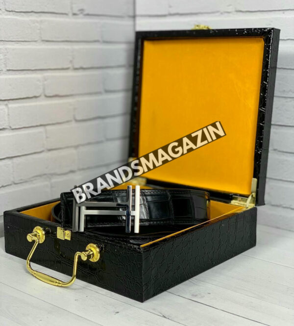 Ремень Hermes из кожи крокодила BM47450152277