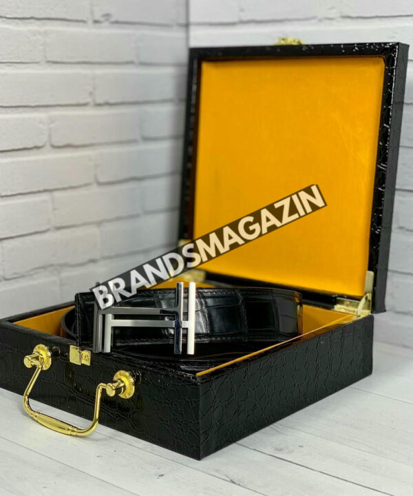 Ремень Hermes из кожи крокодила BM47450152277 Ремень Hermes из кожи крокодила BM47450152277