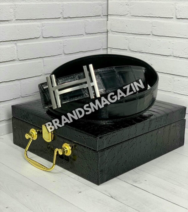 Ремень Hermes из кожи крокодила BM47450152277 3