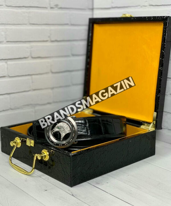 Ремень Stefano Ricci из кожи крокодила BM47450152677 Ремень Stefano Ricci из кожи крокодила BM47450152677