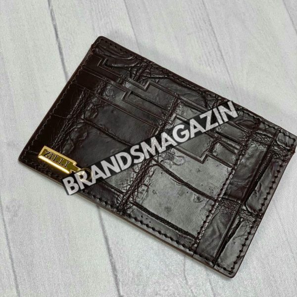 Картхолдер Zilli из кожи крокодила BM47557905777