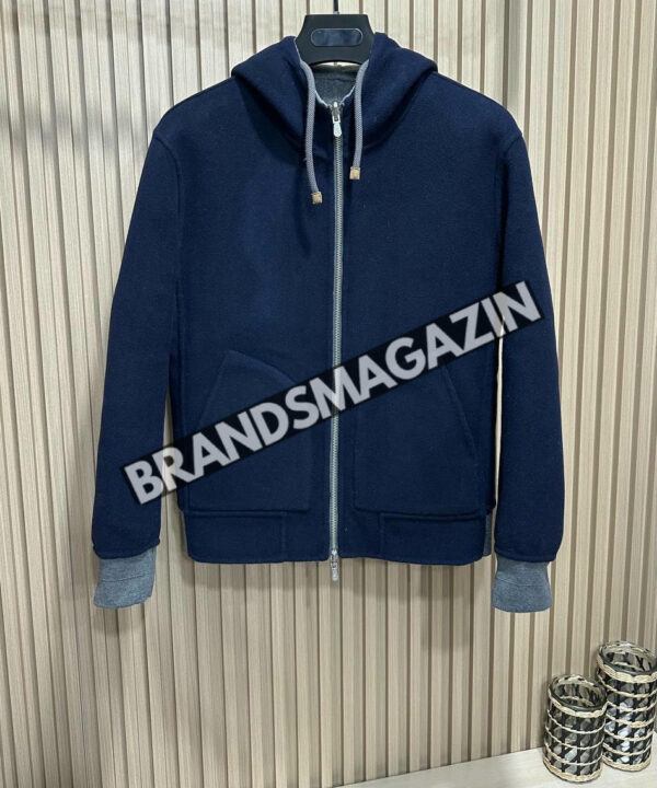 Двухсторонняя куртка Brunello Cucinelli BM47569295477 Двухсторонняя куртка Brunello Cucinelli BM47569295477