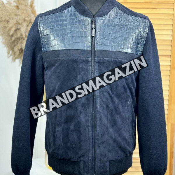 Куртка Zilli вставка кожа крокодила BM46266204077