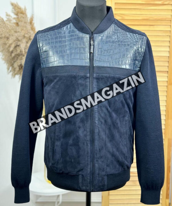 Куртка Zilli вставка кожа крокодила BM46266204077 Куртка Zilli вставка кожа крокодила BM46266204077