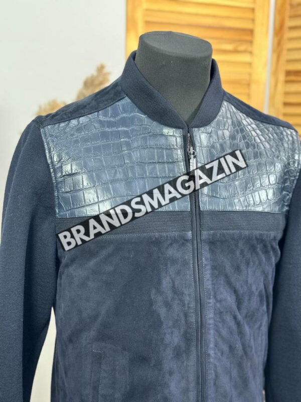 Куртка Zilli вставка кожа крокодила BM46266204077 2