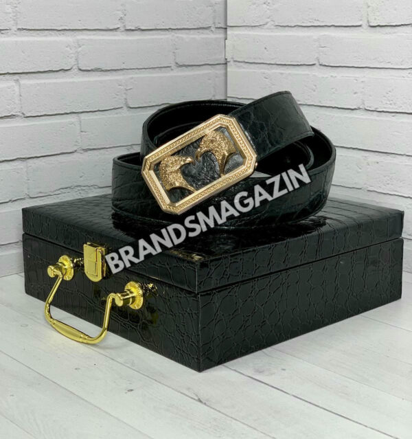 Ремень Stefano Ricci из кожи крокодила BM47450132577 3