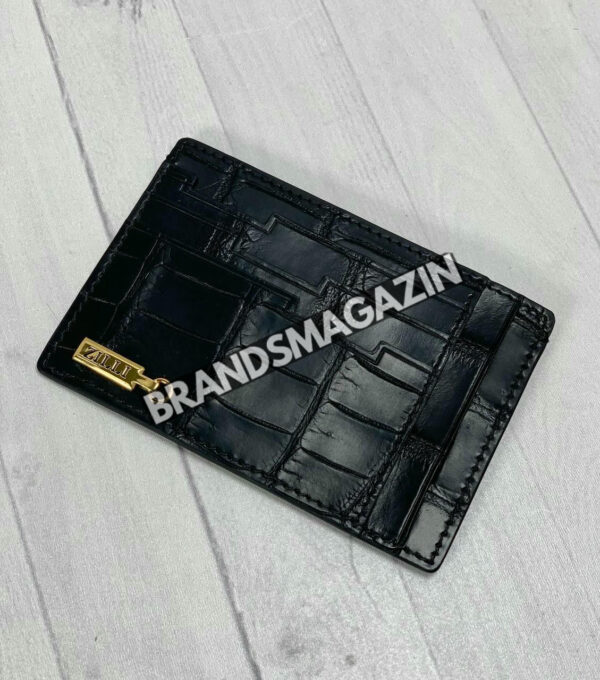 Картхолдер Zilli из кожи крокодила BM47557743077