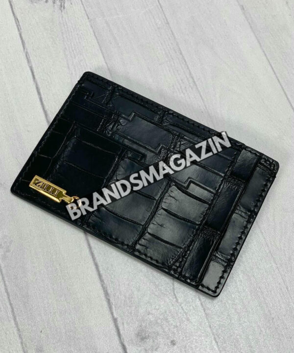 Картхолдер Zilli из кожи крокодила BM47557743077 Картхолдер Zilli из кожи крокодила BM47557743077