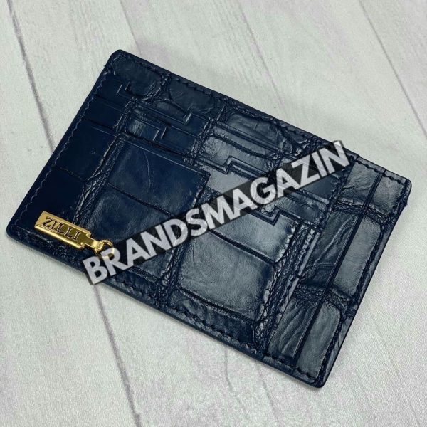 Картхолдер Zilli из кожи крокодила BM47557833877