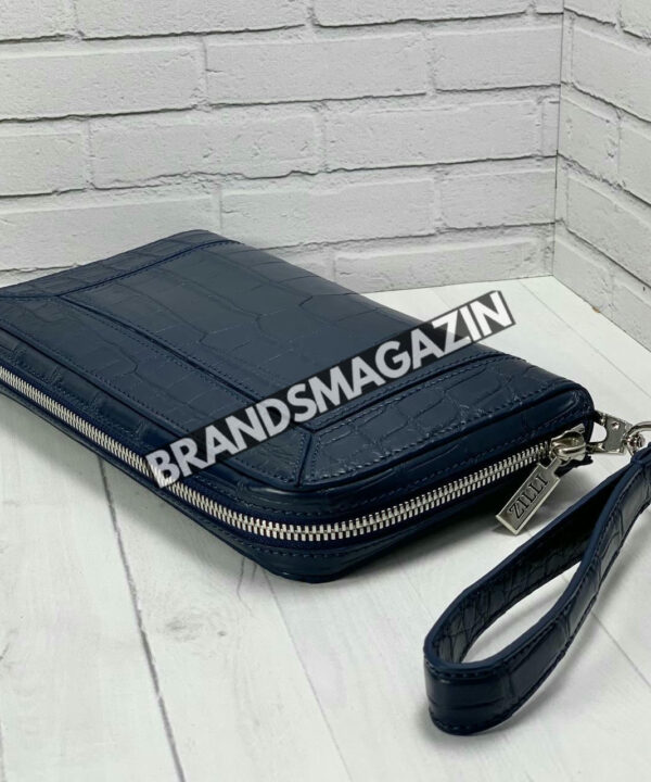 Клатч Zilli из кожи крокодила BM47559633177 Клатч Zilli из кожи крокодила BM47559633177