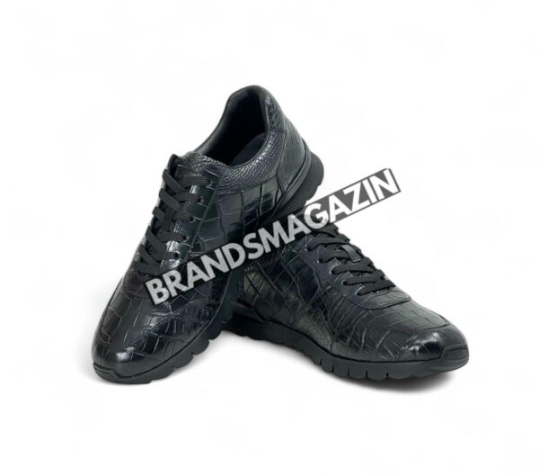 Кроссовки Kiton из кожи крокодила BM47559658677