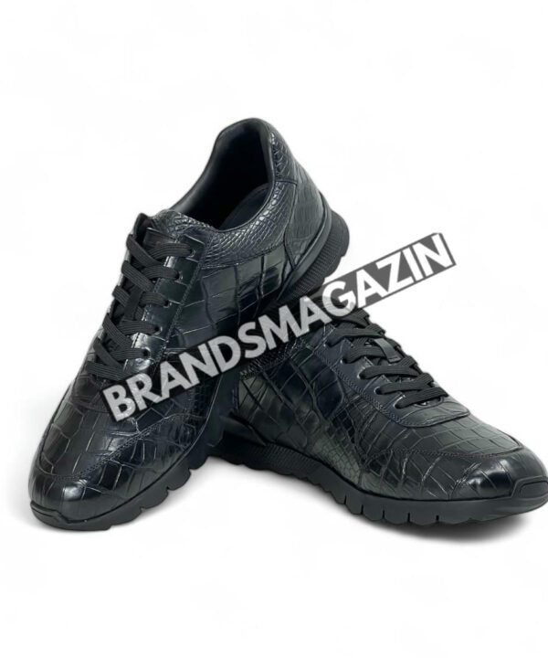 Кроссовки Kiton из кожи крокодила BM47559658677 Кроссовки Kiton из кожи крокодила BM47559658677